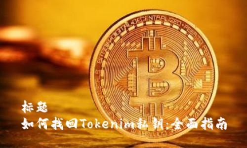 标题
如何找回Tokenim私钥：全面指南