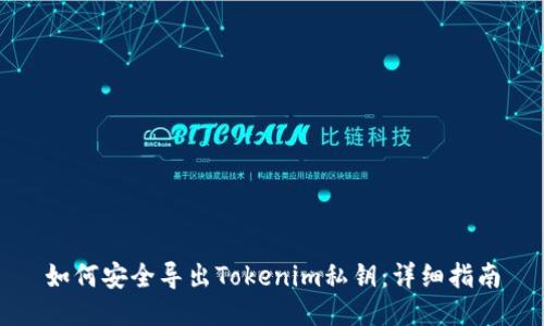 如何安全导出Tokenim私钥：详细指南